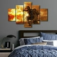 thumbnail image 3 of TISHIRON 5PCS Framed Canvas Wall Art Set,60"x32" US Military Soldier Canvas Art Decor, 3 of 7