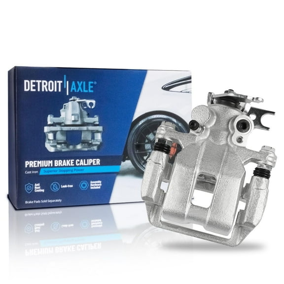 Detroit Axle - Rear Left Brake Caliper for Acura 2009-2014 TSX, 2008-2012 Honda Accord, Driver Side Disc Brake Caliper with Bracket 2010 2011 Replacement