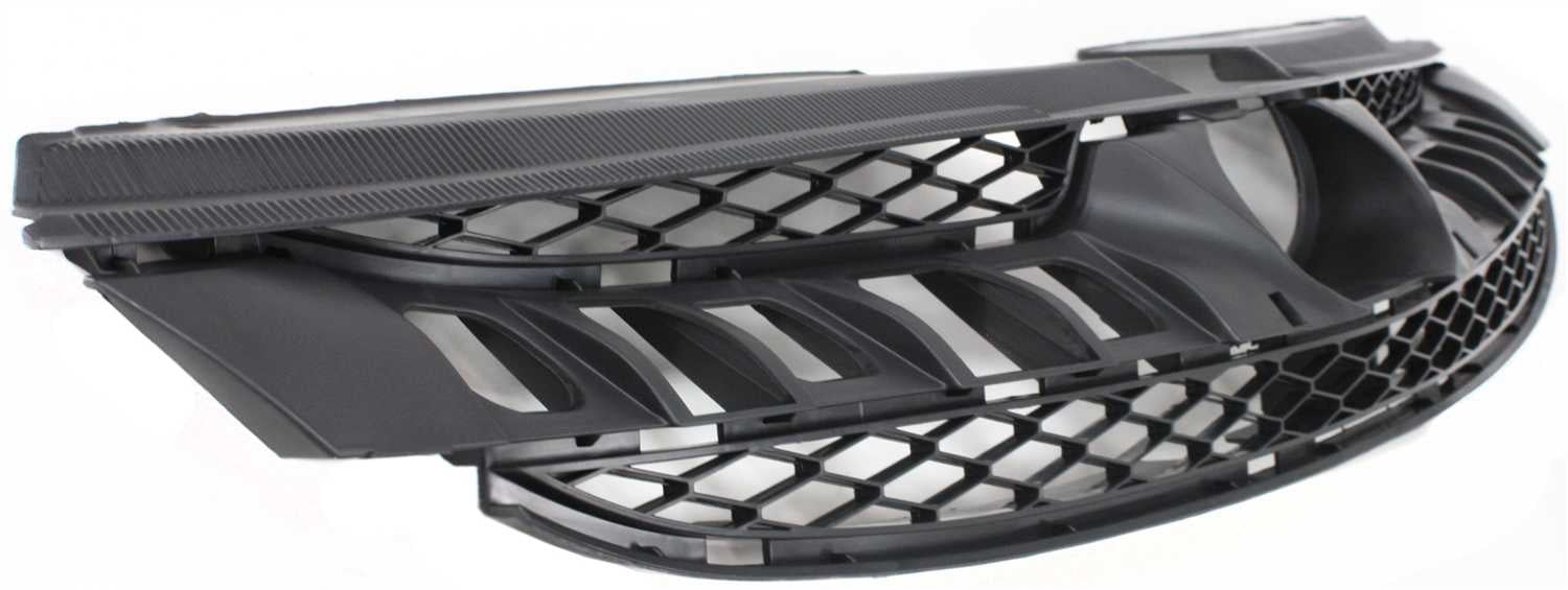 Grille Assembly Compatible With 2006-2010 Toyota Sienna Lower Insert Matte Black