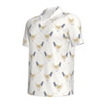 thumbnail image 3 of Daiia Funny Chicken Pattern Men’s Polo Shirts,Solid Deck Shirt,Classic Fit, Breathable Cotton Polo for Casual and Sport Wear-X-Large, 3 of 9