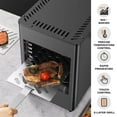 thumbnail image 3 of Indoor Electric Steak Grill,8-Layer Portable Countertop Oven with 30 Min Timer & 8 Gears 100-800 Temperature Adjustment,Stainless Steel Meat Seafood Veggies Grill,1700w, 3 of 7