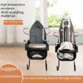 thumbnail image 1 of Heat-Resistant Ironing Board Holder with Stable Design - Universal Fit for Large/Small Irons, Durable Material for Home Use, Space-Saving Storage Solution (2nd Gen Upgraded Black), 1 of 5