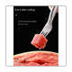 thumbnail image 4 of 1 cortador de sandía 2 en 1 con tenedor, cortador de sandía de verano, cuchillo para cortar en cubos con tenedor de fruta de acero inoxidable de doble cabezal, 4 of 7
