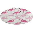 thumbnail image 4 of Flamingo Pattern Round Rugs -Washable Non-Slip Small Round Area Rug Throw Soft Circle Rugs for Bedroom, Modern Print Indoor Carpet for Entryway Sofa Living Room, 4 of 6