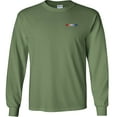 thumbnail image 2 of Fair Game Shelby Cobra Red White Blue Long Sleeve Shirt-Military Green-Small, 2 of 6