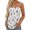 White, variant on HNMKIU Womens Tank Top Women's Striped Print Tank Top Sleeveless Casual Loose Fit Stretchy T Shirt With Ruffled Waistband For Spring Summer