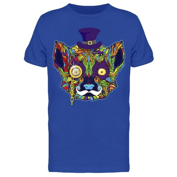 Lemur Face With Hat T-Shirt Men -Image by Shutterstock, Male Small