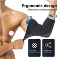 thumbnail image 3 of 1Pc Elbow Brace Ergonomic Design Compression Shock Absorption High Stretchy Knitting Elbow Protection Not Tight Elastic Gym Sport Arm Sleeve for Sports, 3 of 7