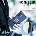 thumbnail image 3 of Compatible for Samsung Galaxy A03S Case with Magnetic Car Mount Friendly Hybrid Shockproof Protective Phone Cover with Kickstand - Blue, 3 of 8