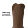 thumbnail image 5 of DREAM PAIRS Women's Cowboy Boots Mid Calf Western Cowgirl Boots Wide Square Toe Pull-On Embroidered Boots with Block Heel, 5 of 8