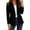 Black, variant on Women's Casual Long leeve Blazer Slim Fit Open Front Notched Lapel Button Work Office Suit Jacket with Pockets Yellow S
