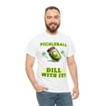 thumbnail image 4 of DJH Apparel | Funny PickleBall DILL WITH IT Athletic Unisex T-shirt, 4 of 5