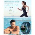 thumbnail image 3 of ELEGIANT bluetooth Smart Watch for Men & Kid, Sleep & Heart Rate Monitor Pedometer Call or Message Reminder Smart Alarm Clock IP68 Waterproof, 3 of 7