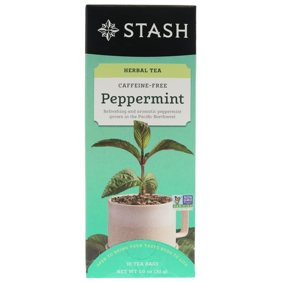 Stash Peppermint Herbal Tea 30-Bag Box