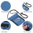 thumbnail image 4 of Uxcell Neck Wallet Travel Pouch, Passport Holder RFID Blocking Neck Pouch, Dark Blue, 4 of 6