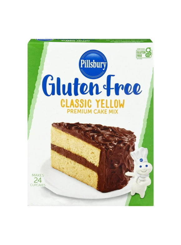 Pillsbury Gluten Free Classic Yellow Premium Cake Mix, 17 Oz Box