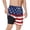 American Flag, variant on American Trends Mens Swim Trunk with Liner Quickly Dry Mens Swimsuit Summer Mens Swimwear Board Shorts Dark Blue Gradient M