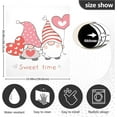 thumbnail image 3 of Cute Valentine's Day Gnome Elf Dishwasher Magnet Cover Front Door Decorative Refrigerator Covers Magnetic Sheet Sticker Wash Machine Fridge Panel Decal for Kitchen Appliance 23x26 in, 3 of 6