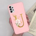 thumbnail image 1 of Funda para Samsung Galaxy A52 5G A52S, carcasa trasera de silicona suave A prueba de golpes con letras y flores, A 52 A 52 S Fivean unisex, 1 of 2