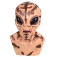 thumbnail image 1 of Máscara de látex para cosplay con forma de alienígenas, carnaval, pascua, talla única, 1 of 2