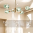 thumbnail image 3 of Lampara de techo estilo industrial Lámpara de araña sputnik ilios innova gold 6 luces, 3 of 9