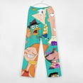 thumbnail image 6 of Phineas And Ferb Pajamas Pants 3D Printing Wide Leg PJ Pant Loungewear Casual Comfy Sleepwear Lounge Pants for Men Women5XL, 6 of 9