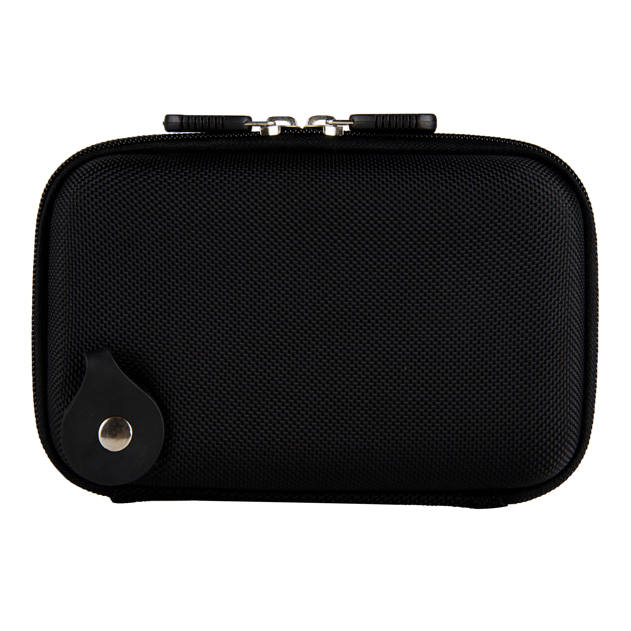 SumacLife Hard Shell Protective Diabetic Organizer Case with Mesh Pocket, Black