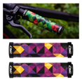 thumbnail image 3 of de antideslizantes suaves Tubo de cubierta de agarre para Amarillo morado shamjiam Puños de manillar de bicicleta, 3 of 7