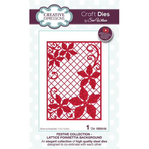 Creative Expressions Festive Craft Dies By Sue Wilson-lattice 