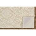 thumbnail image 4 of Feizy Home Collection 2' x 3' Beige and Ivory Floral Hand Tufted Rectangular Area Throw Rug, 4 of 4