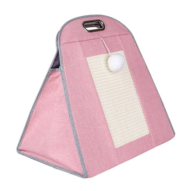 Bolso transportín para perros, transportín para mascotas, transportín para gatos, bolsa de viaje plegable y portátil para mascotas Rosa