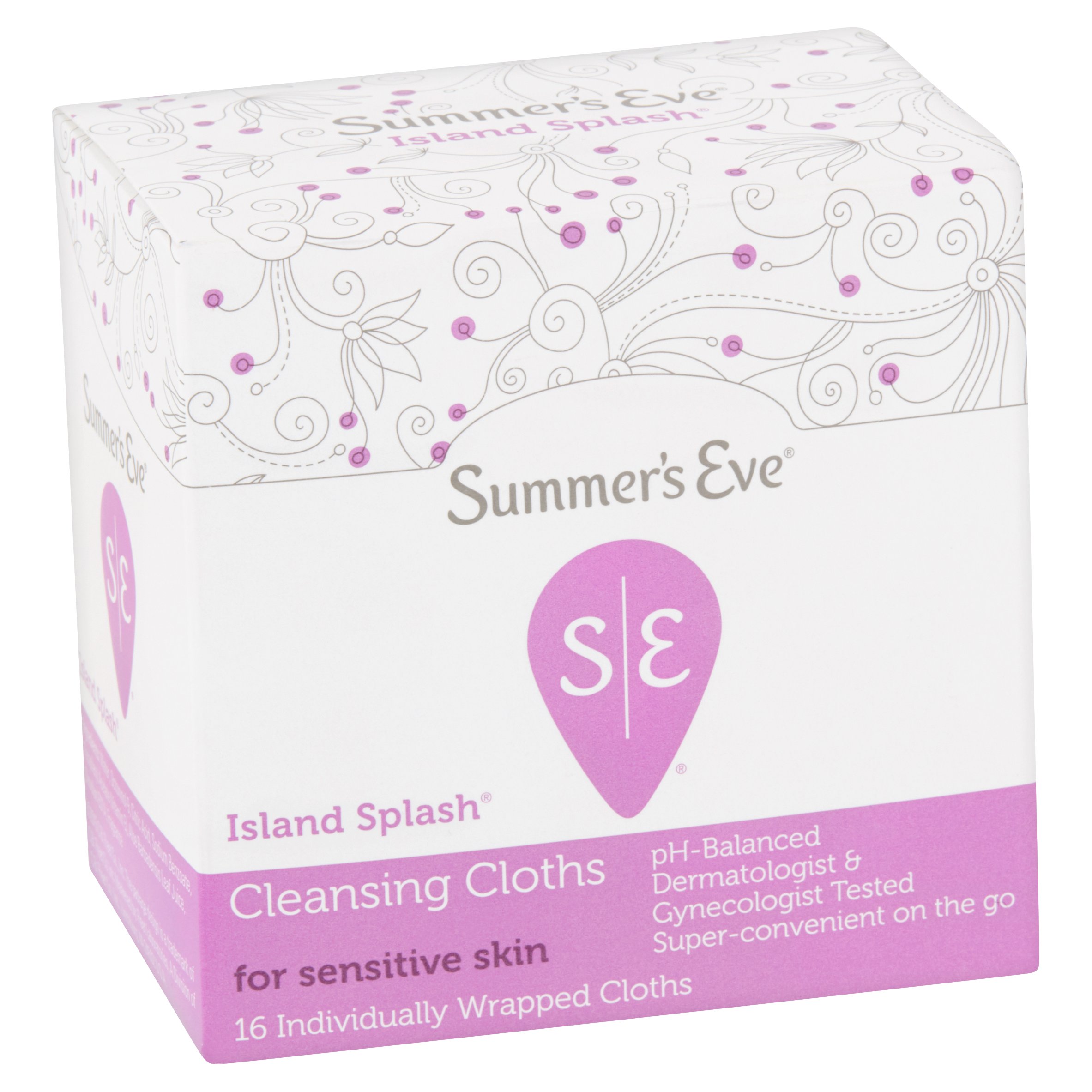Summer's Eve Island Splash Daily Feminine Wipes, Removes Odor, pH Balanced, 16 count - image 2 of 7