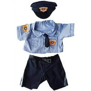 Police Uniform Outfit Teddy Bear Clothes Fits Most 14 - 18 Build-a-bear and Make Your Own Stuffed Animals