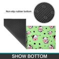 thumbnail image 6 of Green Cow Spot Pattern Kitchen Rugs Sets Of 2,Anti Fatigue Kitchen Mat Rugs Non Slip Washable,Decorative Kitchen Floor Mats for Kitchen,Sink,Laundry,17"x30"+17"x47", 6 of 7