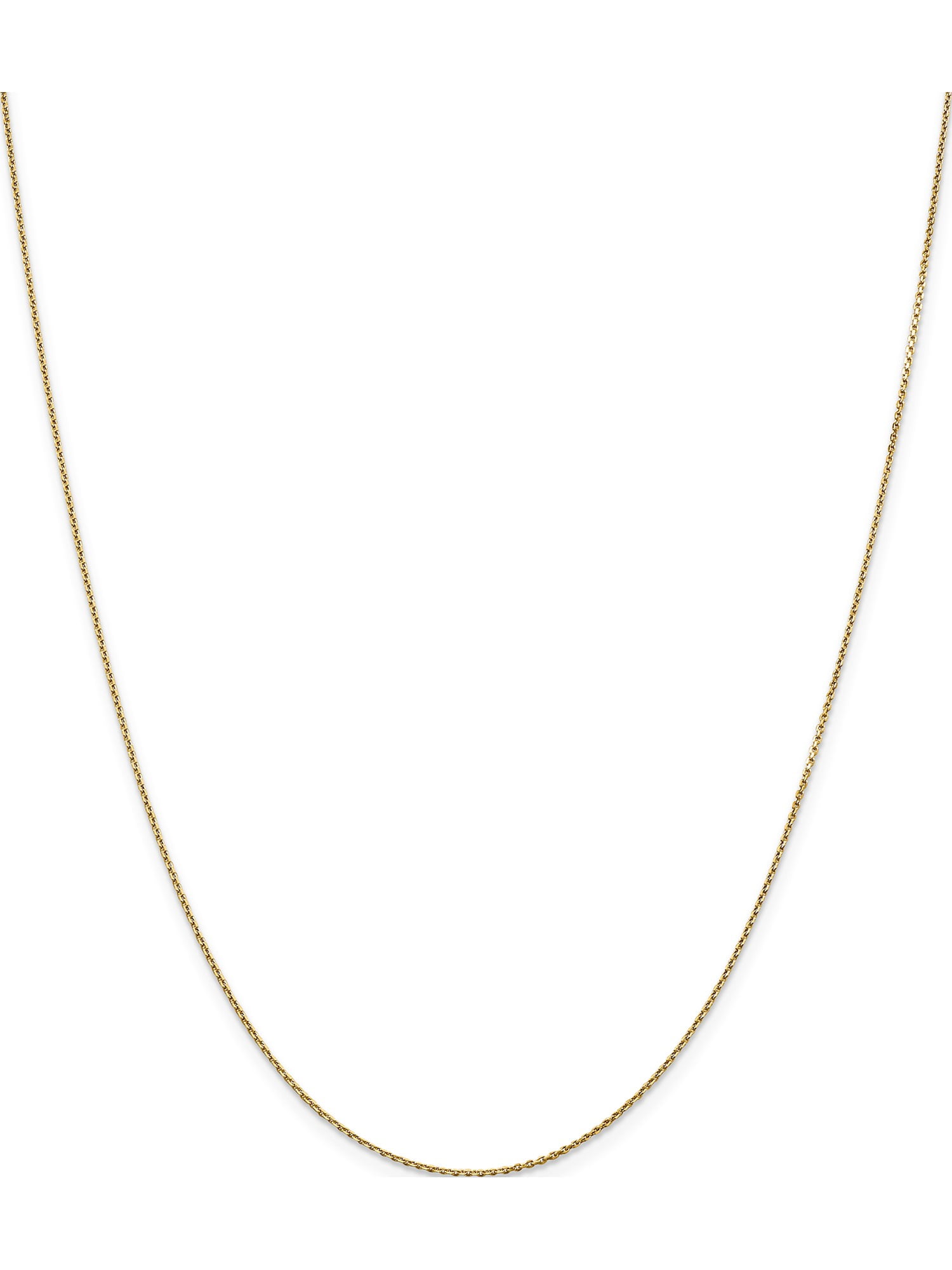Beautiful Yellow gold 14K 14k .90mm D//C Cable Chain