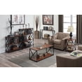 thumbnail image 4 of Pemberly Row Deluxe Two-Tier Console Table in Cherry Wood Finish, 4 of 4