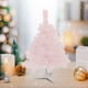 thumbnail image 4 of Adornos navideños, adornos navideños, regalos navideños, juego de árbol de Navidad pequeño blanco de 30 cm, decoración de mini árbol de Navidad, expositor de mesa para ventana, suministros de decoraci, 4 of 5