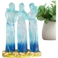 thumbnail image 2 of Leutsin Sisters by My Side - Sea Glass Three Sisters Celebrates Friendships Three Sisters Sculpture,Friend Birthday Gifts for Women,Special Holiday Friendship Day Present for Besties Female, 2 of 8
