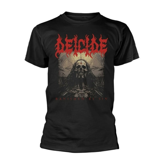 Deicide Banished By Sin Black T-Shirt NEW