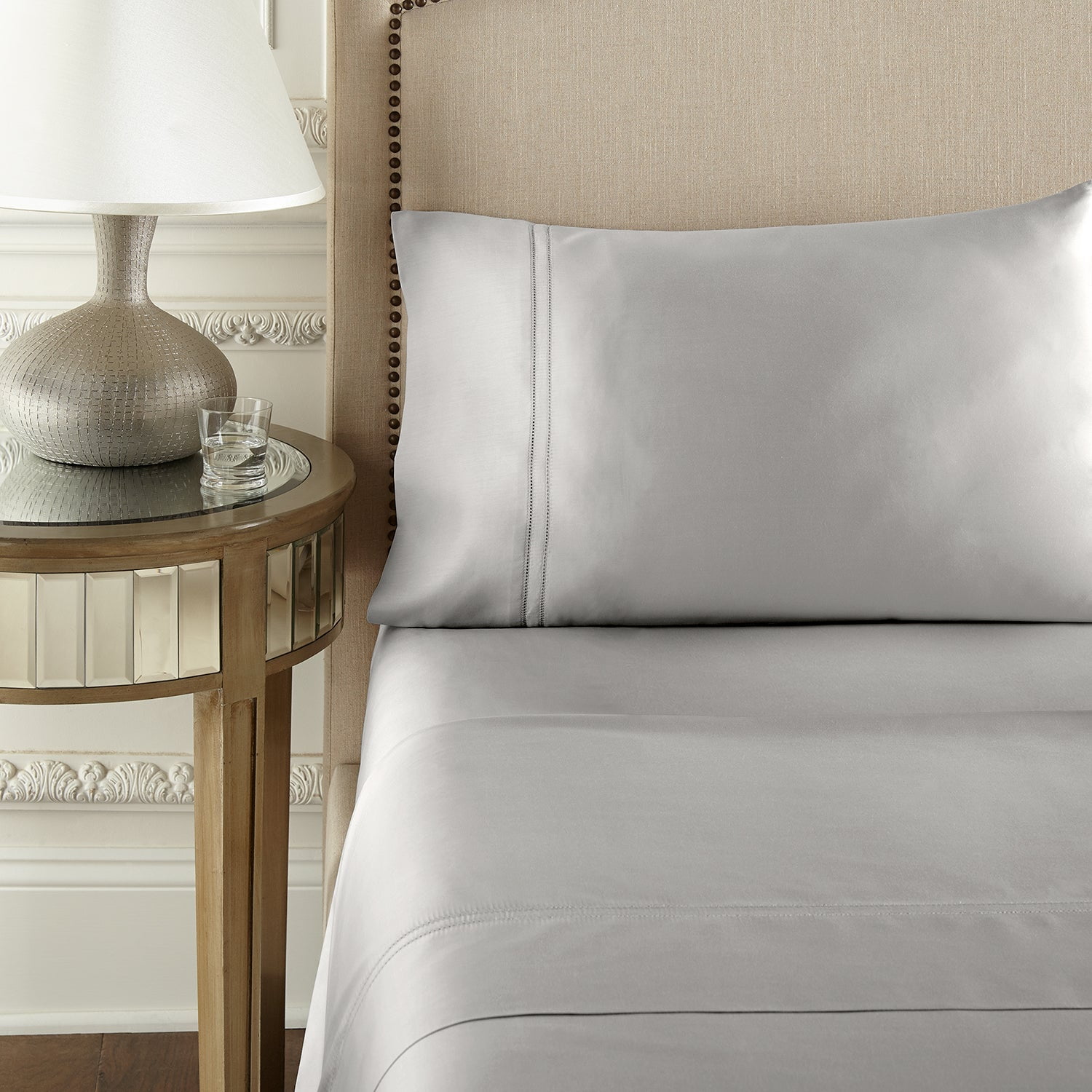 CC&DD 100% Cotton Sateen 400 TC New Life Style Duvet cover set,Queen size 