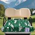 thumbnail image 4 of Yuyamidu Funny Dog Golf Cart Seat Covers with Pockets Cute Golf Cart Seat Towel for 2 Seats Golf Cart Accessories Comfortable and Protect Your Golf Cart Seat, Green, 4 of 7