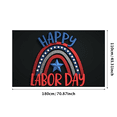 thumbnail image 2 of Colorful Design Happy Banner Patriotic Theme Labor Day Stars for Celebration Indoor Outdoor Decoration Holiday Event, 2 of 7