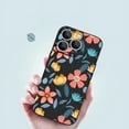 thumbnail image 5 of Funda de silicona suave con cordón y diseño de flores para iPhone 15, 16 Pro Max, 12, 13, 14, 11 Pro Max, XR, XS, X, 7, 8, a prueba de golpes, 5 of 5
