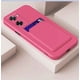 thumbnail image 3 of Liquid Silicone Card Holder Case For OPPO Reno 10 8 7 6 5 Pro Plus 8T 7 Z 5G Wallet Bag Case For OPPO A78 A94 A95 A98 A58 A38, 3 of 5