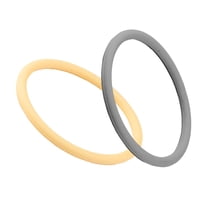 BESTSKY 2Pcs Patella Knee Brace,Pressurized Buffer Knee Support for Women,Stabilize the Patella Knee Brace for Women,Natural&gray