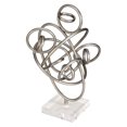 thumbnail image 2 of Trendy Metal Acrylic Sculpture, 2 of 5
