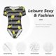 thumbnail image 4 of Balery Lemon Body de cuello redondo de manga corta para mujer Tops de manga corta Tops básicos-Large, 4 of 7
