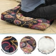 thumbnail image 5 of Paisley Meditation Cushion, Square Floor Pillow for Yoga Sitting and Relaxation 22 x 22, 5 of 7