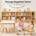 thumbnail image 5 of Sweet Time Wooden Storage Cabinet Montessori Bookshelf 5-Section Kids Toy Organizer Book Shelf Living Rooms Nursery Classroom, 5 of 12