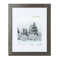 thumbnail image 2 of Scholartree 2 PACK 11x14 Wood Gallery Picture Frames, 11x14 Matted to 8x10 Wall Frames, Dark gray, 2 of 5